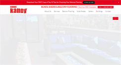 Desktop Screenshot of kandyoutdoorflooring.com