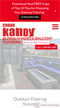 Mobile Screenshot of kandyoutdoorflooring.com
