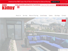 Tablet Screenshot of kandyoutdoorflooring.com